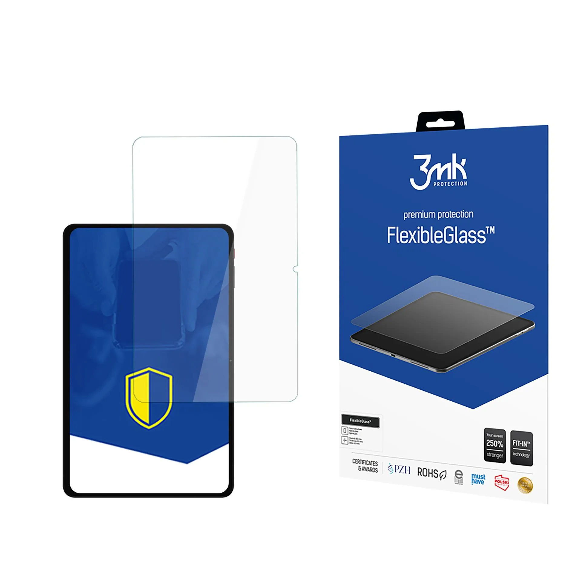 Shatterproof hybrid glass for Teclast T60 2024 - 3mk FlexibleGlass