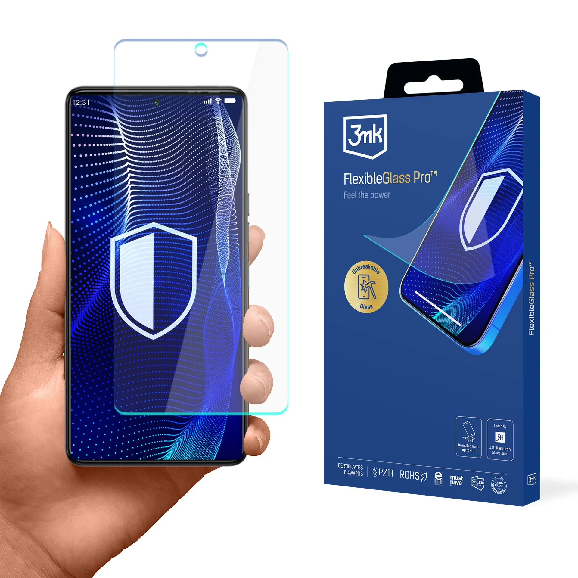 Shatterproof glass for Tecno Camon 20 Pro 5G / 20s Pro 5G - 3mk FlexibleGlass Pro