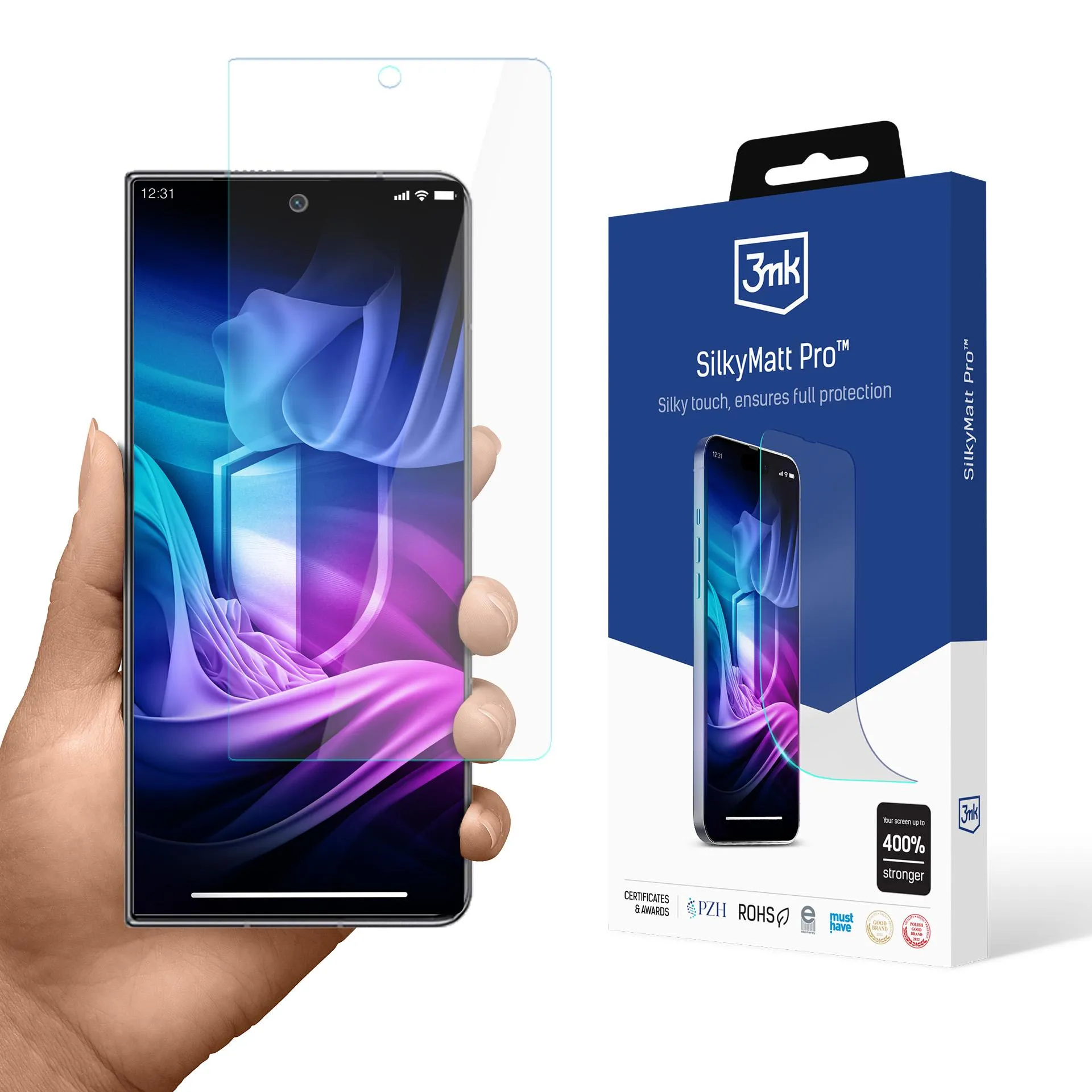 Matte foil for Tecno Phantom V Fold2 (front) - 3mk SilkyMatt Pro