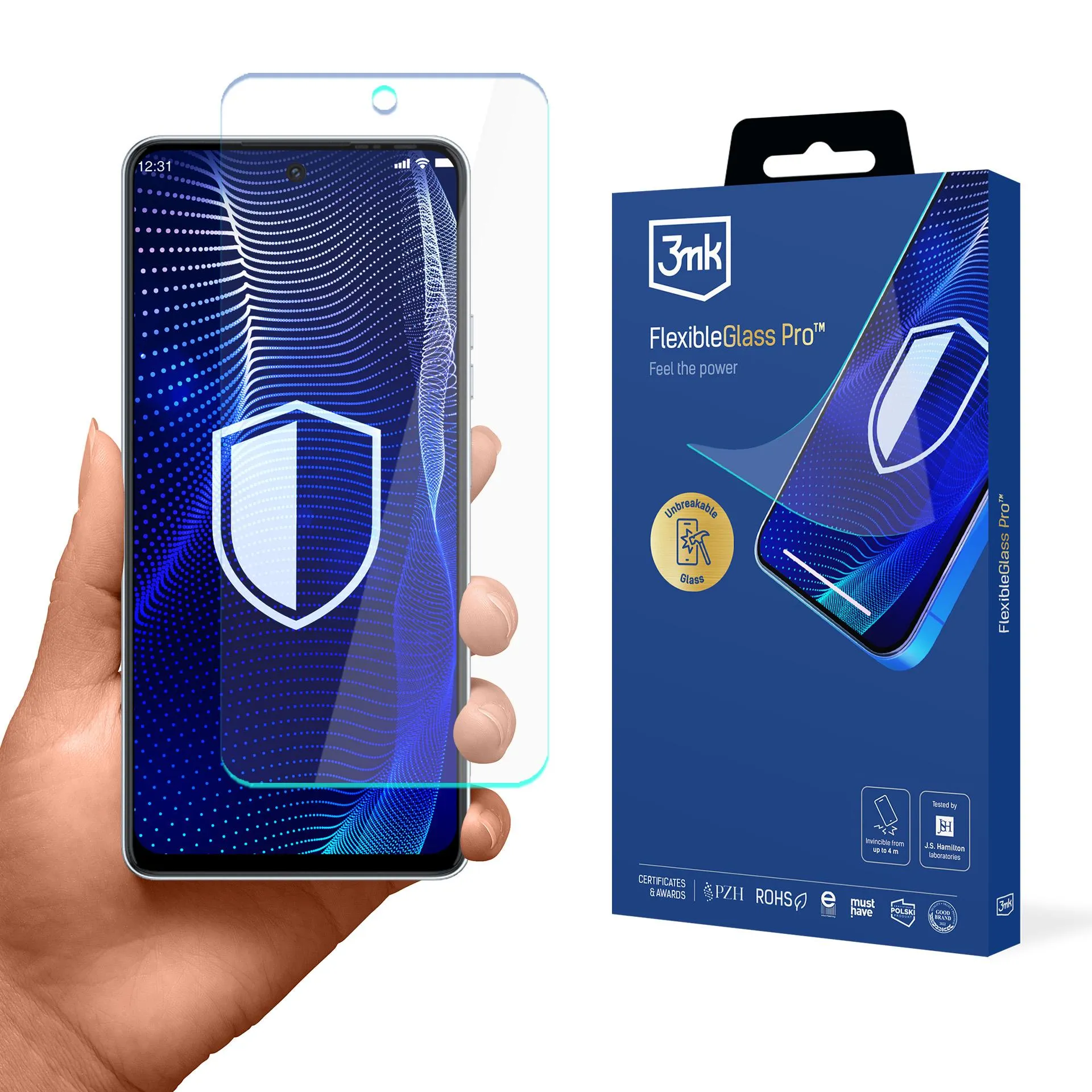 Shatterproof glass for Tecno Pova 6 Neo 5G - 3mk FlexibleGlass Pro