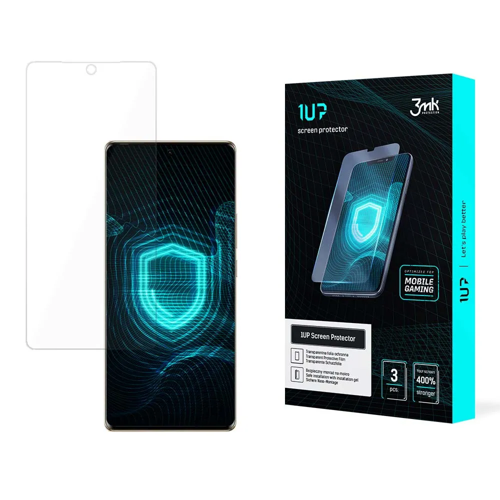 Screen protector for Tecno Spark 20 Pro+ - 3mk 1UP screen protector (3 pieces)
