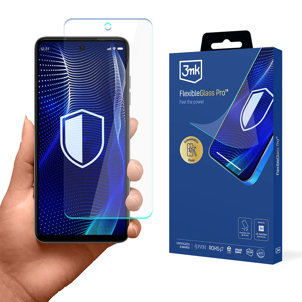 Shatterproof glass for Tecno Spark 20C - 3mk FlexibleGlass Pro