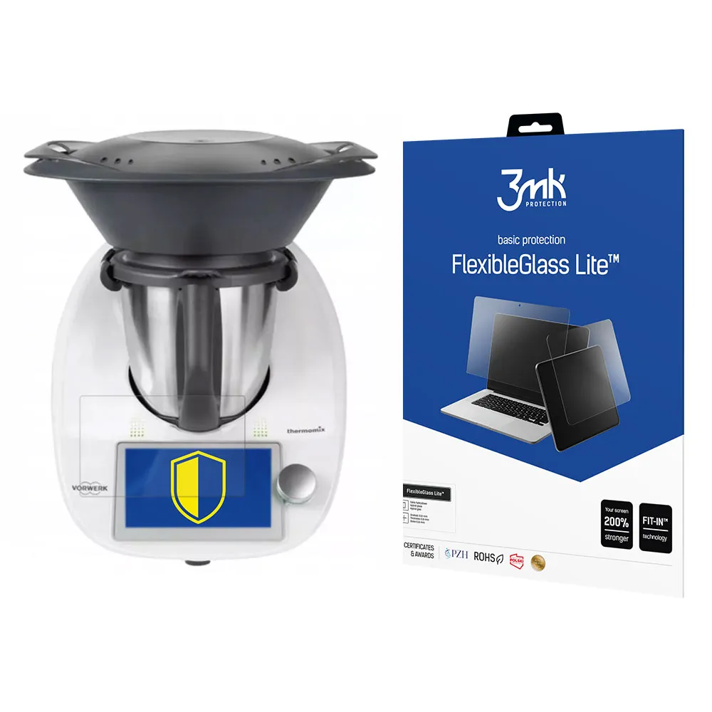 Unbreakable hybrid glass for Thermomix TM6 - 3mk FlexibleGlass Lite