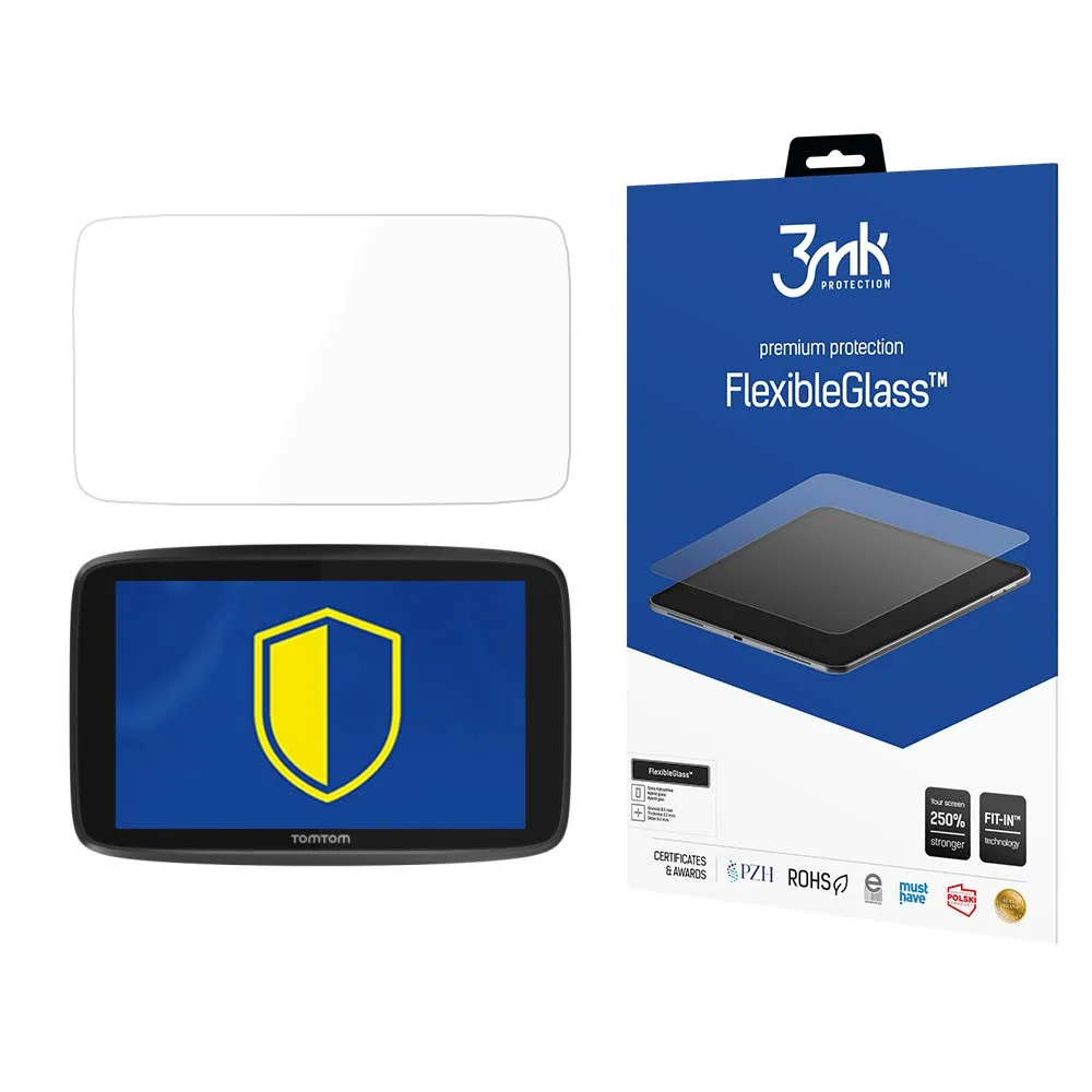 Hybrid unbreakable glass for Tomtom Go Professional 6250 - 3mk FlexibleGlass™