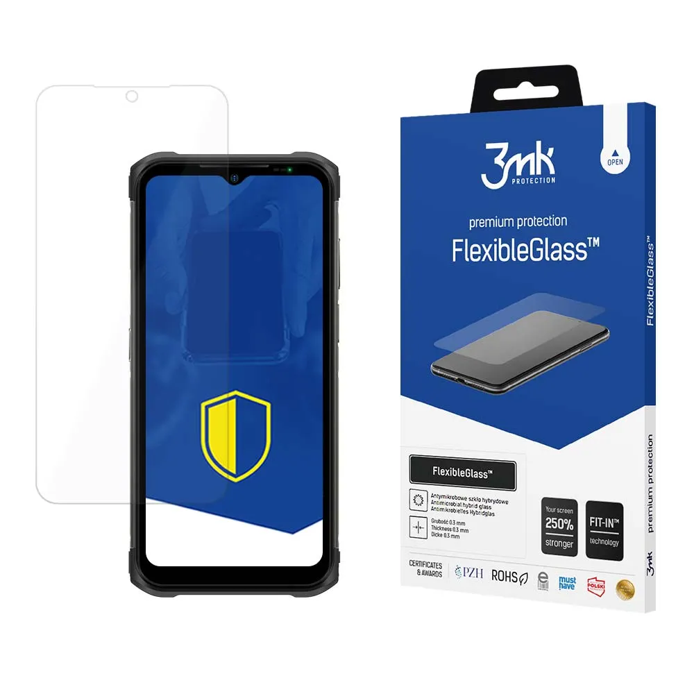 Hybrid unbreakable glass for Ulefone Armor 12S - 3mk FlexibleGlass™