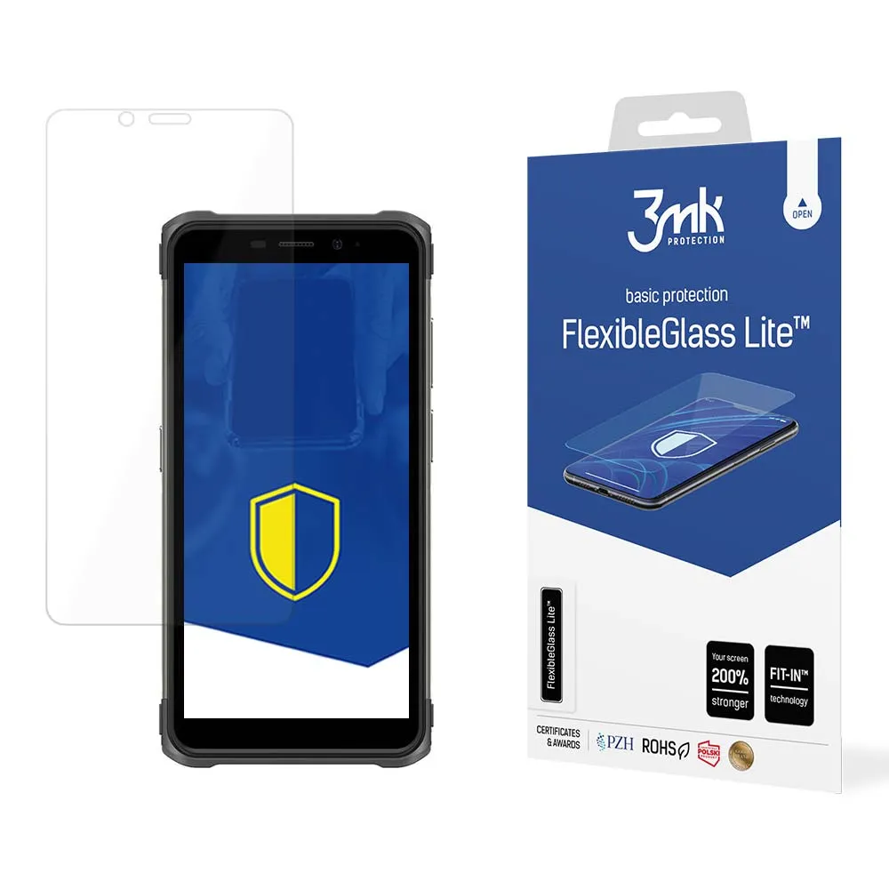 Unbreakable hybrid glass for Ulefone Armor X10 Pro - 3mk FlexibleGlass Lite