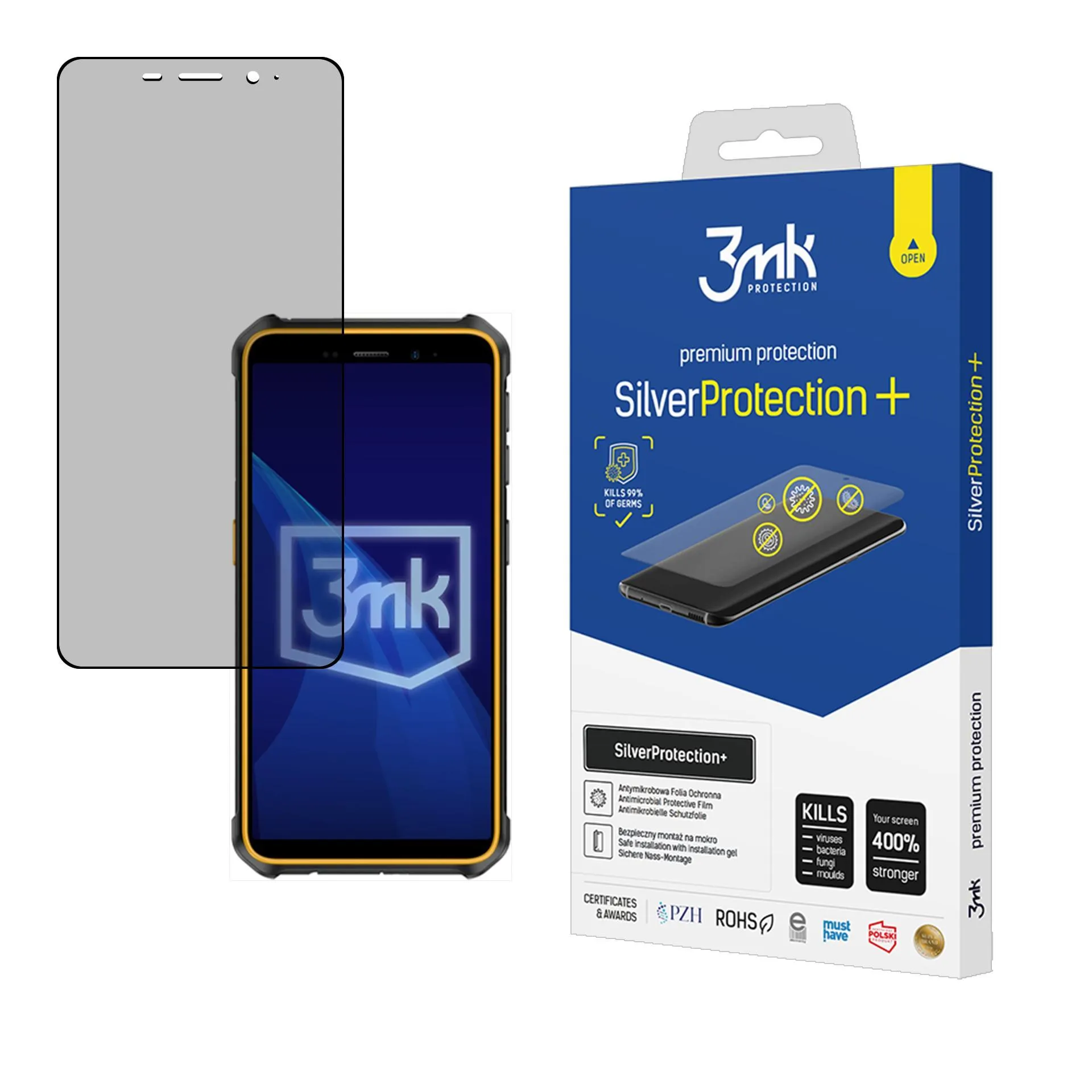 Anti-Shock Protective Film for Ulefone Armor X12 / X12 Pro - 3mk SilverProtection+