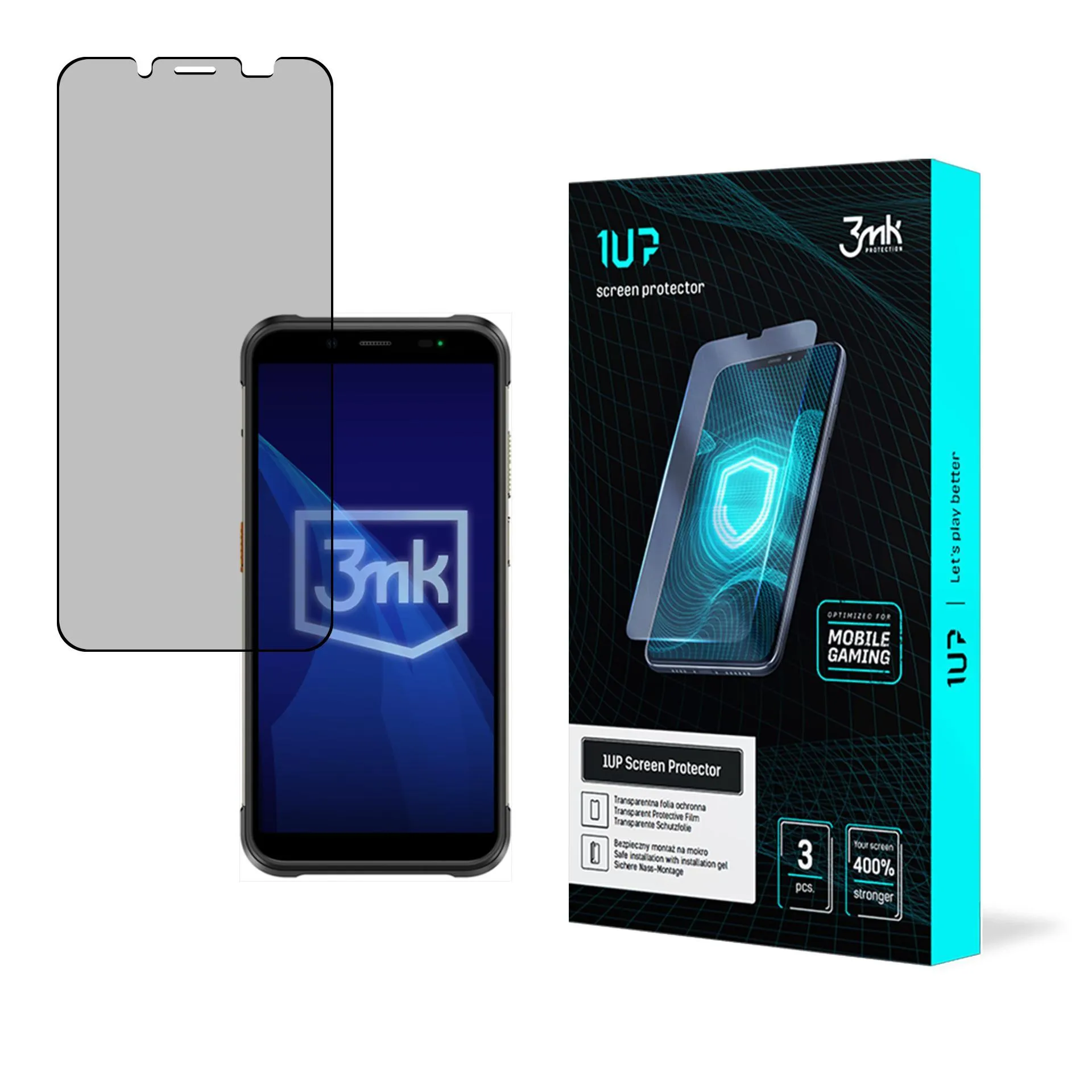 Screen protector for Ulefone Power Armor 16 Pro / 16S - 3mk 1UP screen protector (3 pieces)