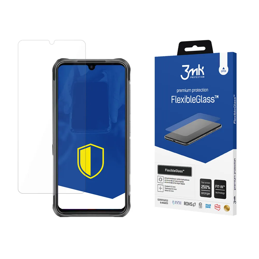 Hybrid unbreakable glass for Umidigi Bison - 3mk FlexibleGlass™