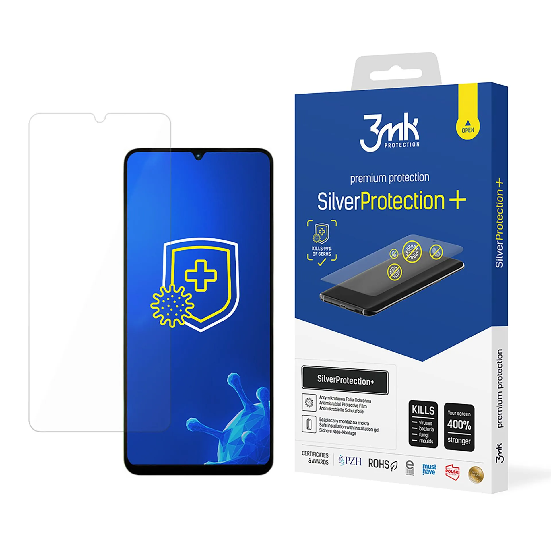 Anti-Shock Protective Film for Umidigi Note 90 - 3mk SilverProtection+