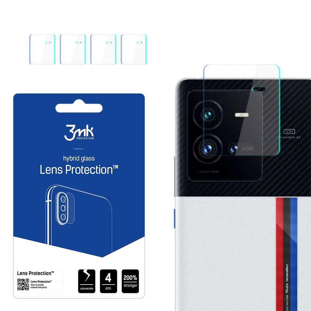Lens glass for Vivo iQOO 10 Pro - 3mk Lens Protection