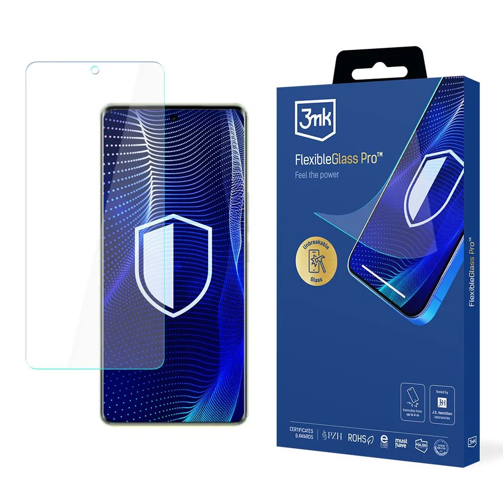 Shatterproof glass for VIVO S19 - 3mk FlexibleGlass Pro