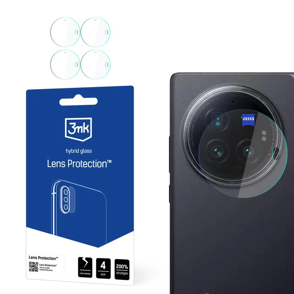 Lens glass for Vivo X Fold 3 Pro - 3mk Lens Protection