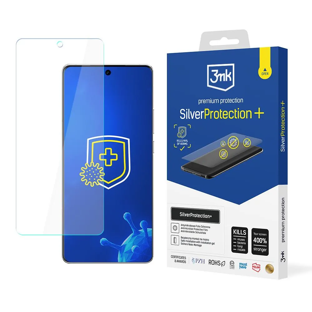 Anti-Shock Protective Film for Vivo X100 Pro - 3mk SilverProtection+