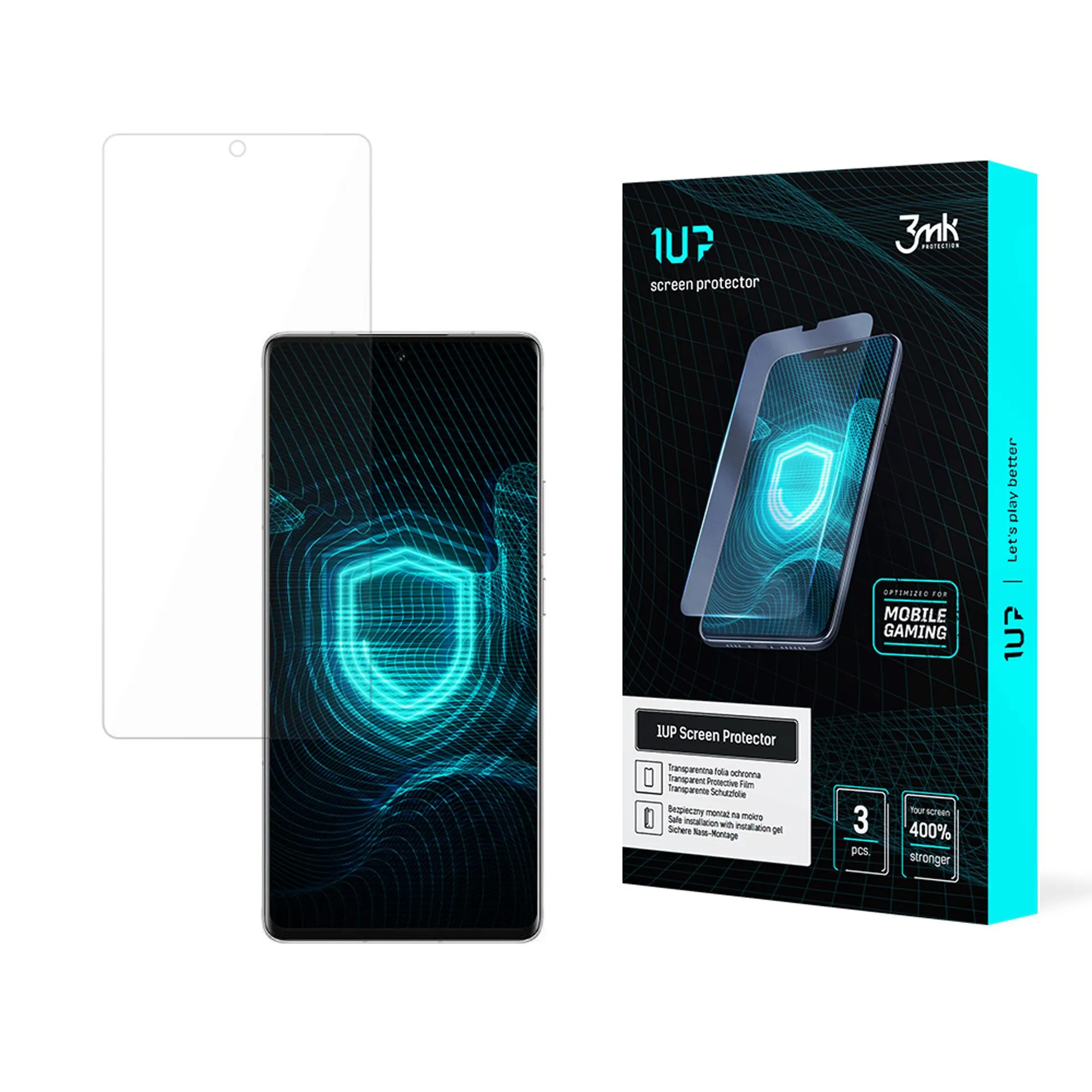 Protective film for Vivo X100 Ultra - 3mk 1UP screen protector (3 pieces)