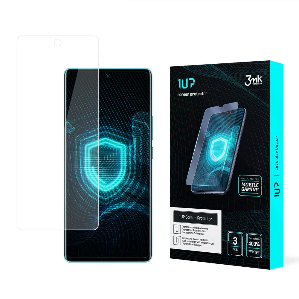Screen protector for Vivo X80 - 3mk 1UP screen protector (3 pieces)