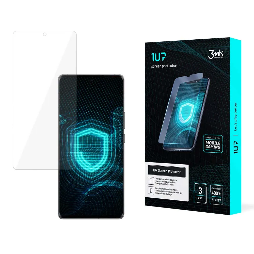 Screen protector for Vivo X90 - 3mk 1UP screen protector (3 pieces)