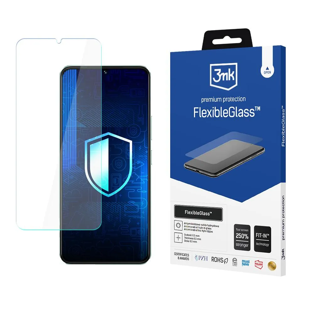 Hybrid unbreakable glass for Vivo Y03 - 3mk FlexibleGlass™