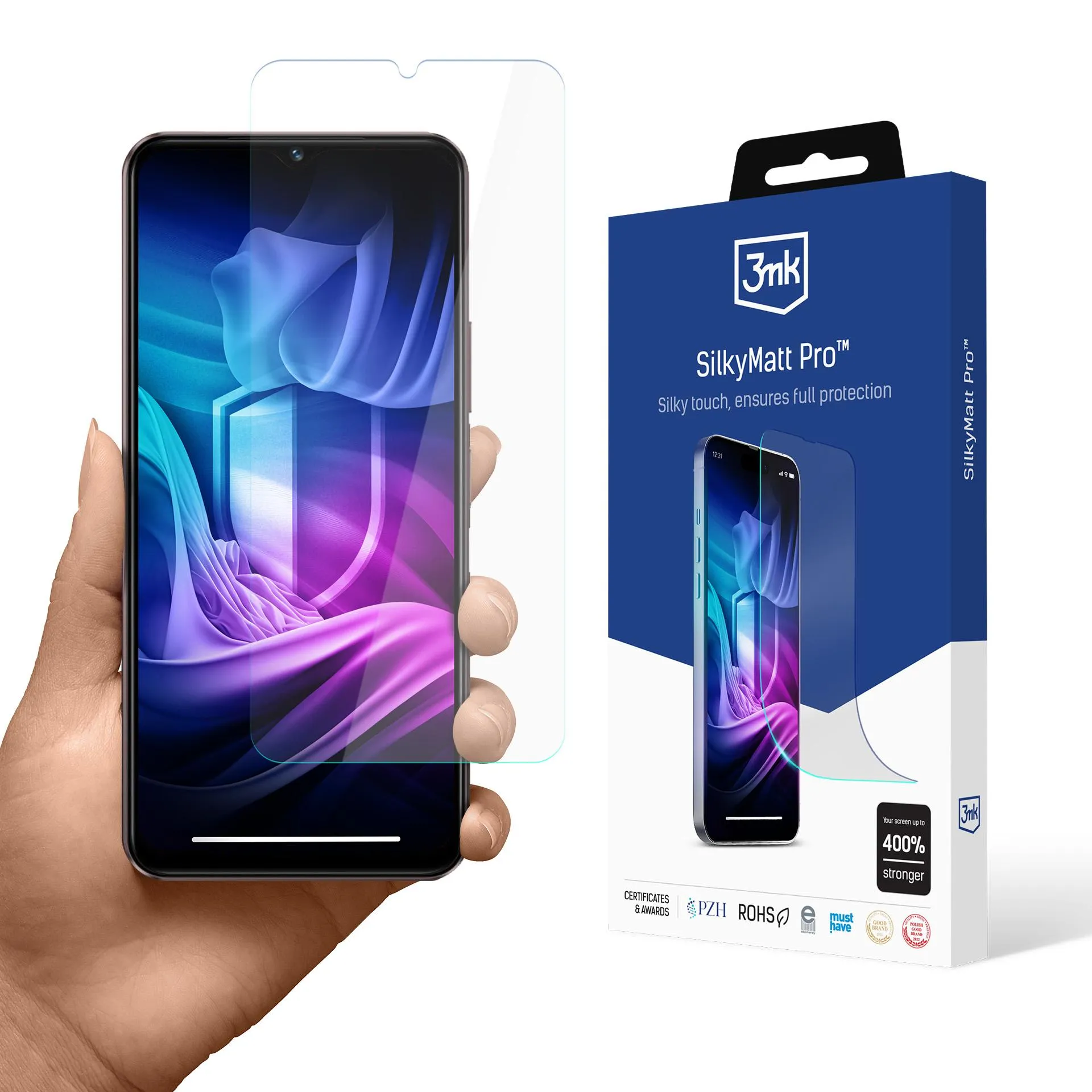 Matte foil for Vivo Y28s /Y28e / T3 Lite 5G/ Y03T/ Y37 5g/ Y37M - 3mk SilkyMatt Pro