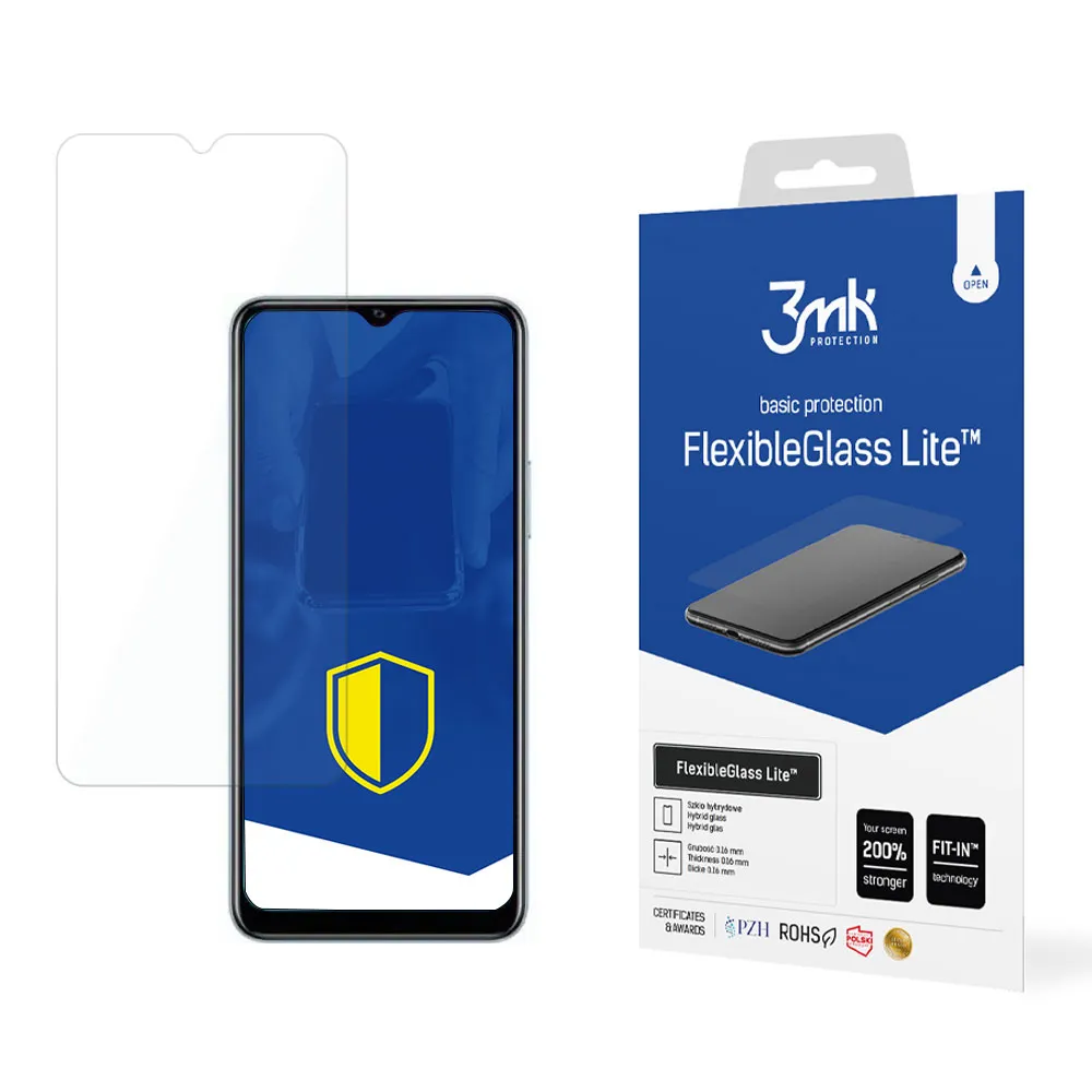 Unbreakable hybrid glass for Vivo Y30G - 3mk FlexibleGlass Lite