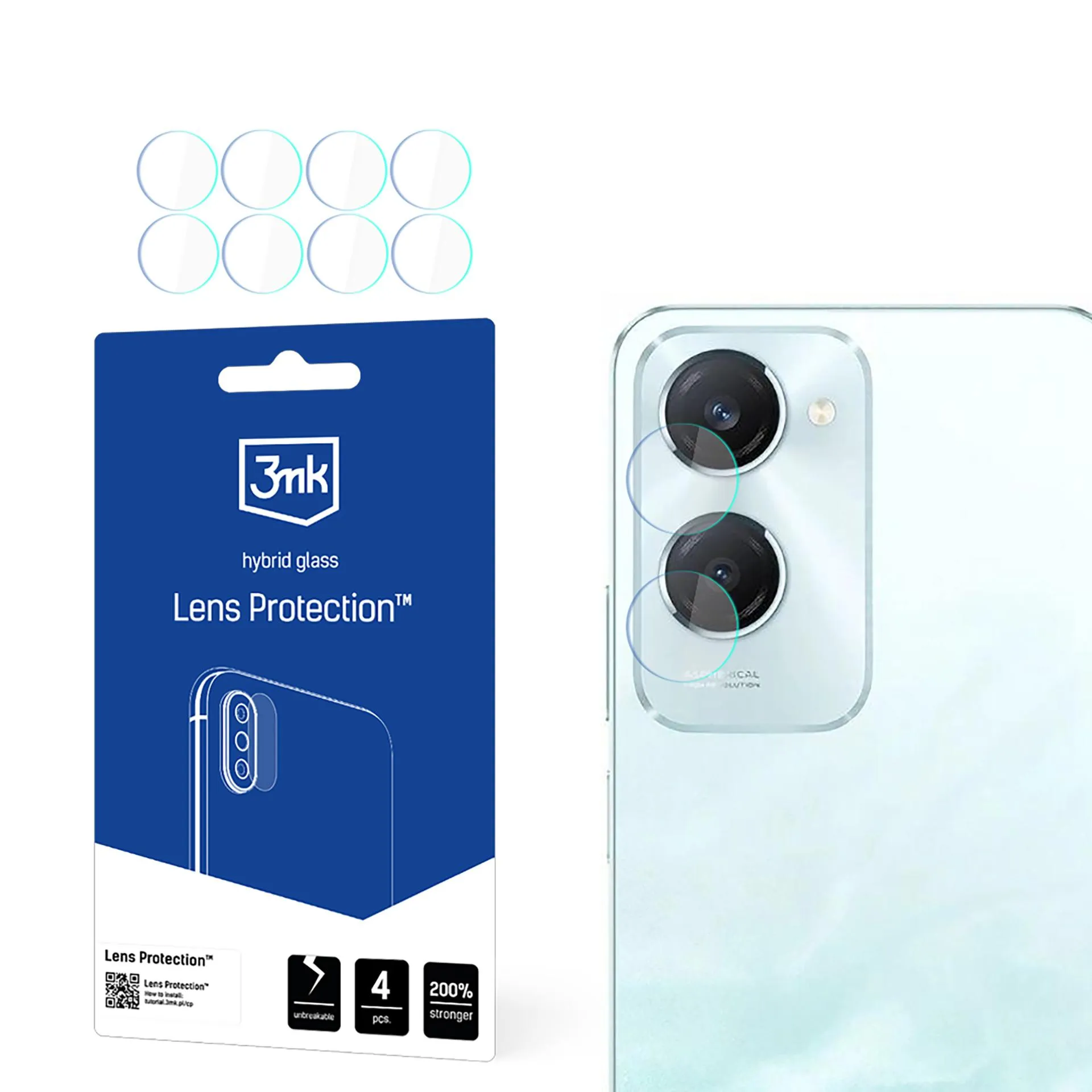 Lens glass for Vivo Y36c - 3mk Lens Protection