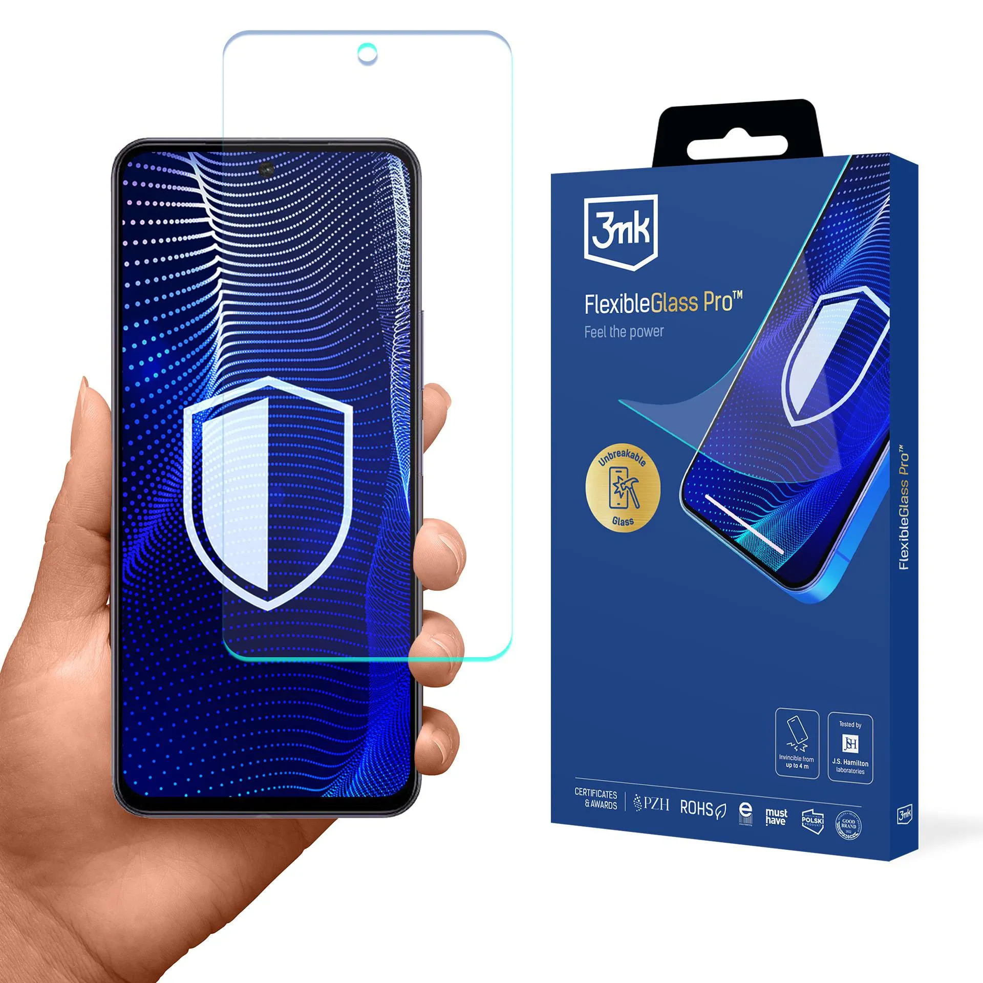 Shatterproof glass for Vivo Y39 5G - 3mk FlexibleGlass Pro