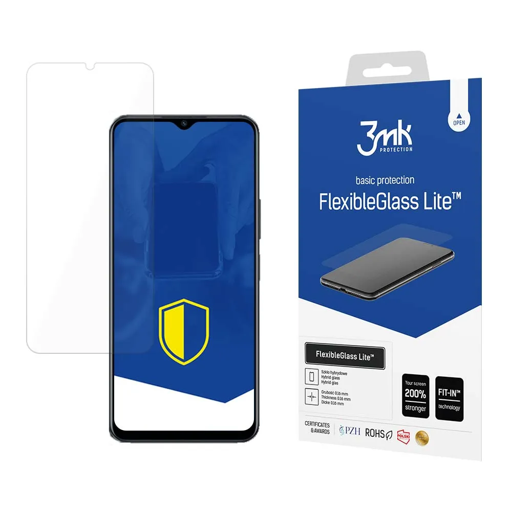 Unbreakable hybrid glass for Vivo Y73T - 3mk FlexibleGlass Lite