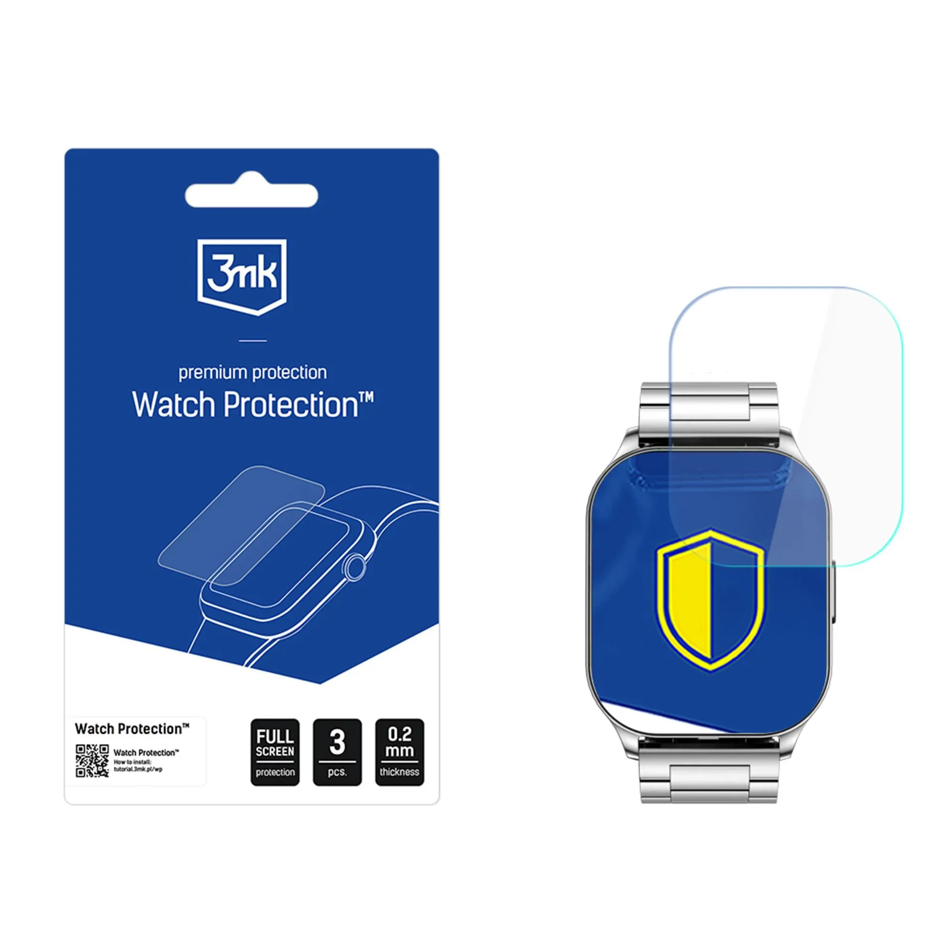 Protective screen film for smartwatch WG AirFlexOne - 3mk Watch Protection