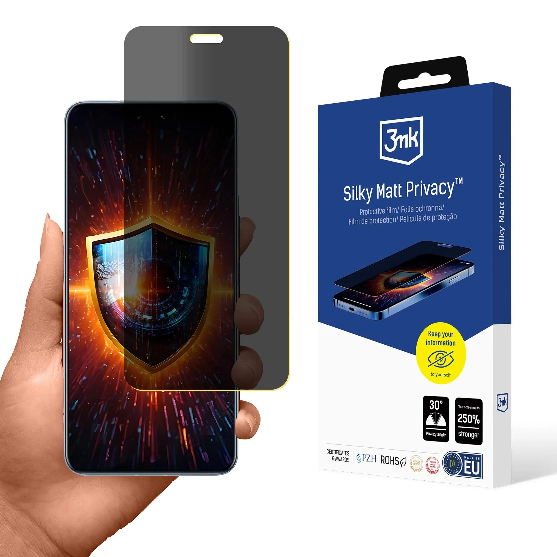 Privacy film for Xiaomi 14 Civi - 3mk Silky Matt Privacy