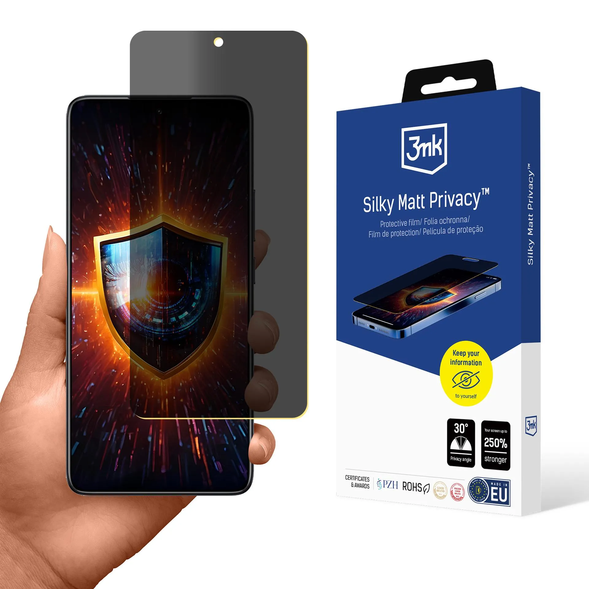 Privacy film for Xiaomi 14T - 3mk Silky Matt Privacy