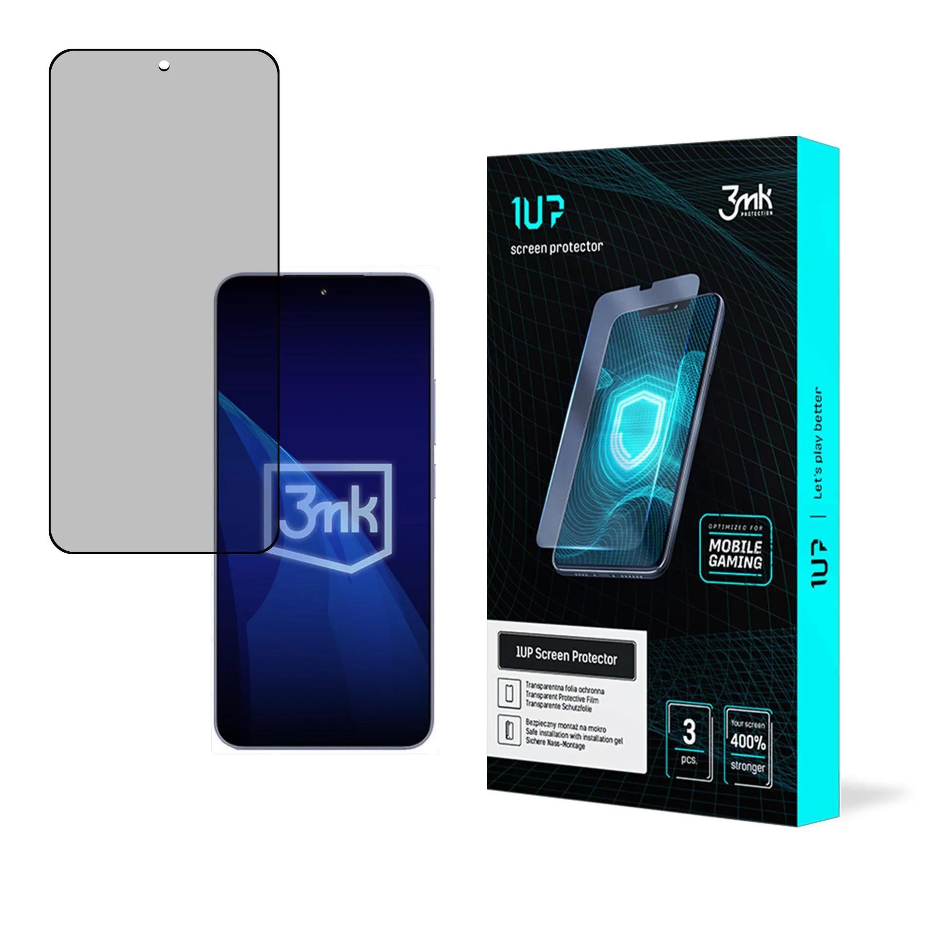 Screen protector for Xiaomi 15 - 3mk 1UP screen protector (3 pieces)