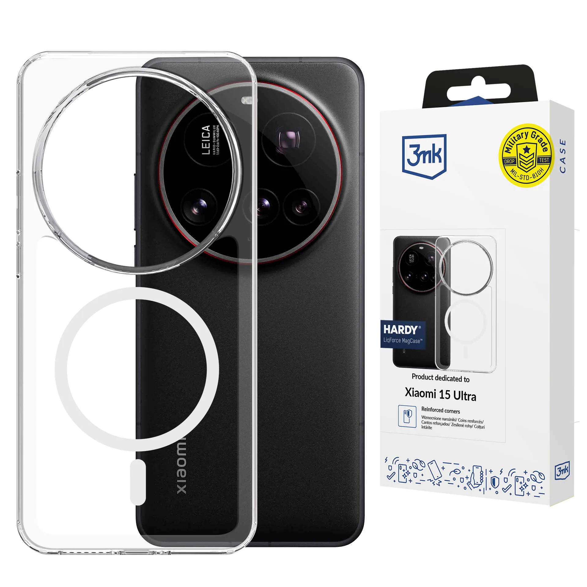 Armoured case for Xiaomi 15 Ultra - 3mk HARDY® LiqForce MagCase™