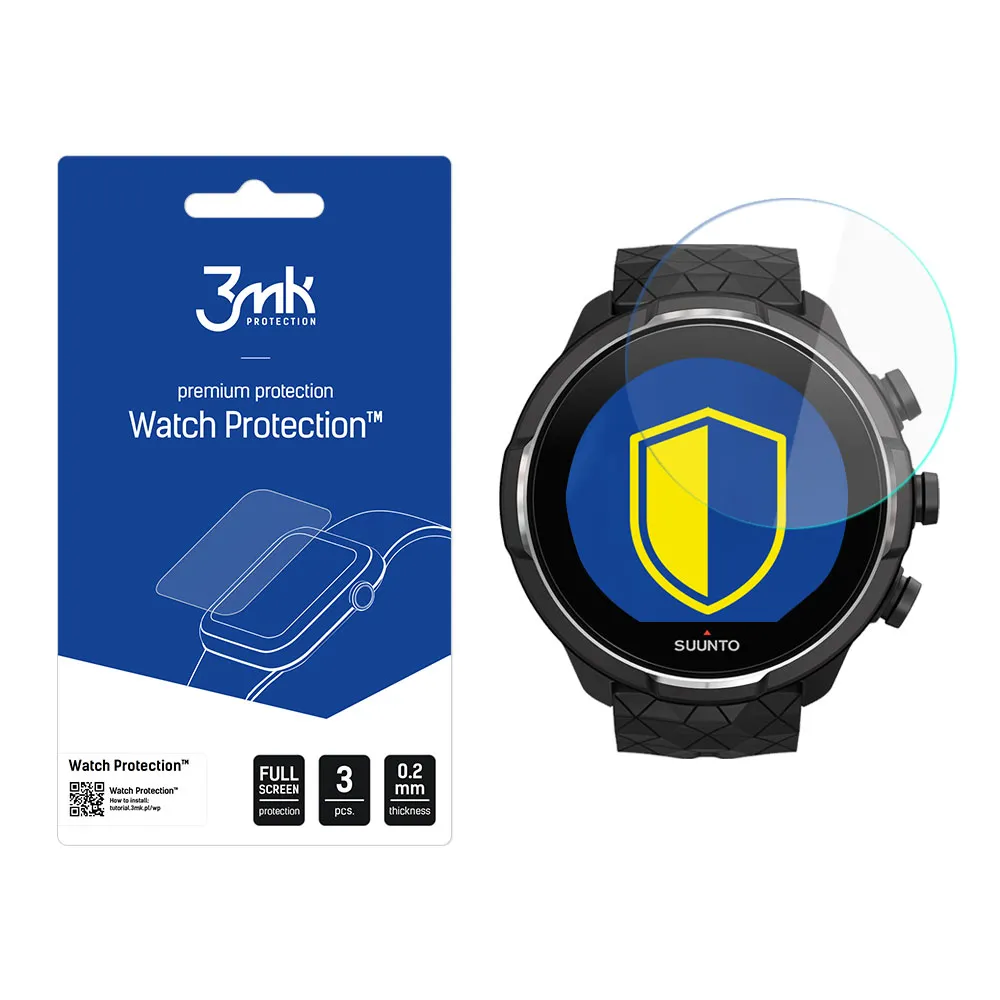 Protective glass for Xiaomi Amazfit GTR 42 mm smartwatch screen - 3mk Watch Protection