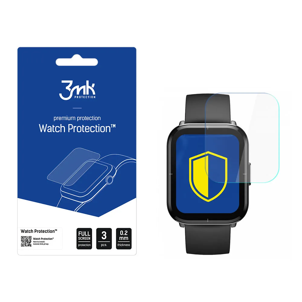 Protective glass for Xiaomi Mibro Color smartwatch screen - 3mk Watch Protection