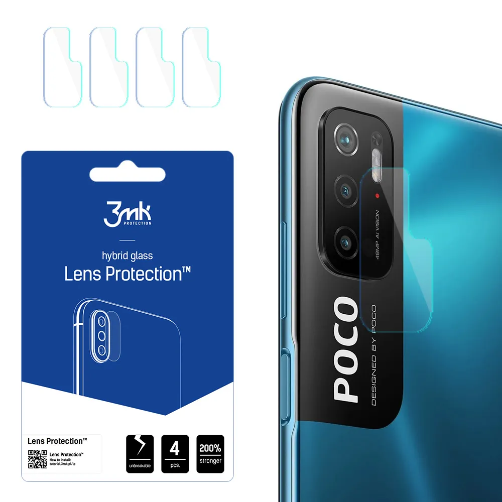 Lens glass for Xiaomi POCO M3 Pro 5G - 3mk Lens Protection