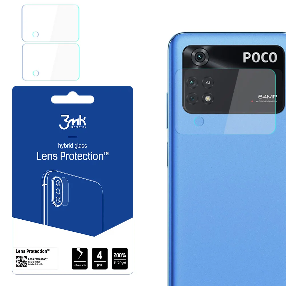 Lens glass for Xiaomi POCO M4 Pro - 3mk Lens Protection