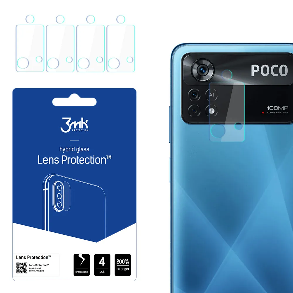 Lens glass for Xiaomi POCO X4 Pro 5G - 3mk Lens Protection