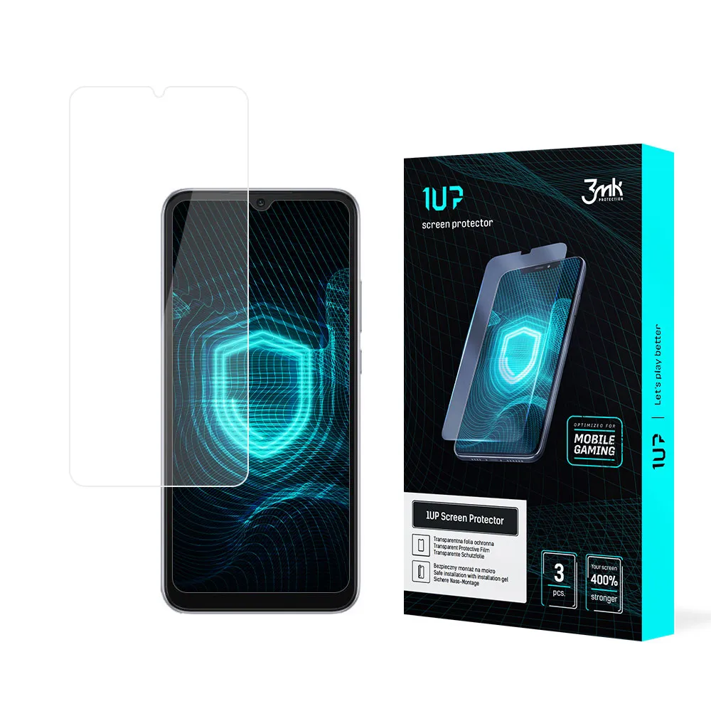 Screen protector for Xiaomi Redmi 10A - 3mk 1UP screen protector (3 pieces)