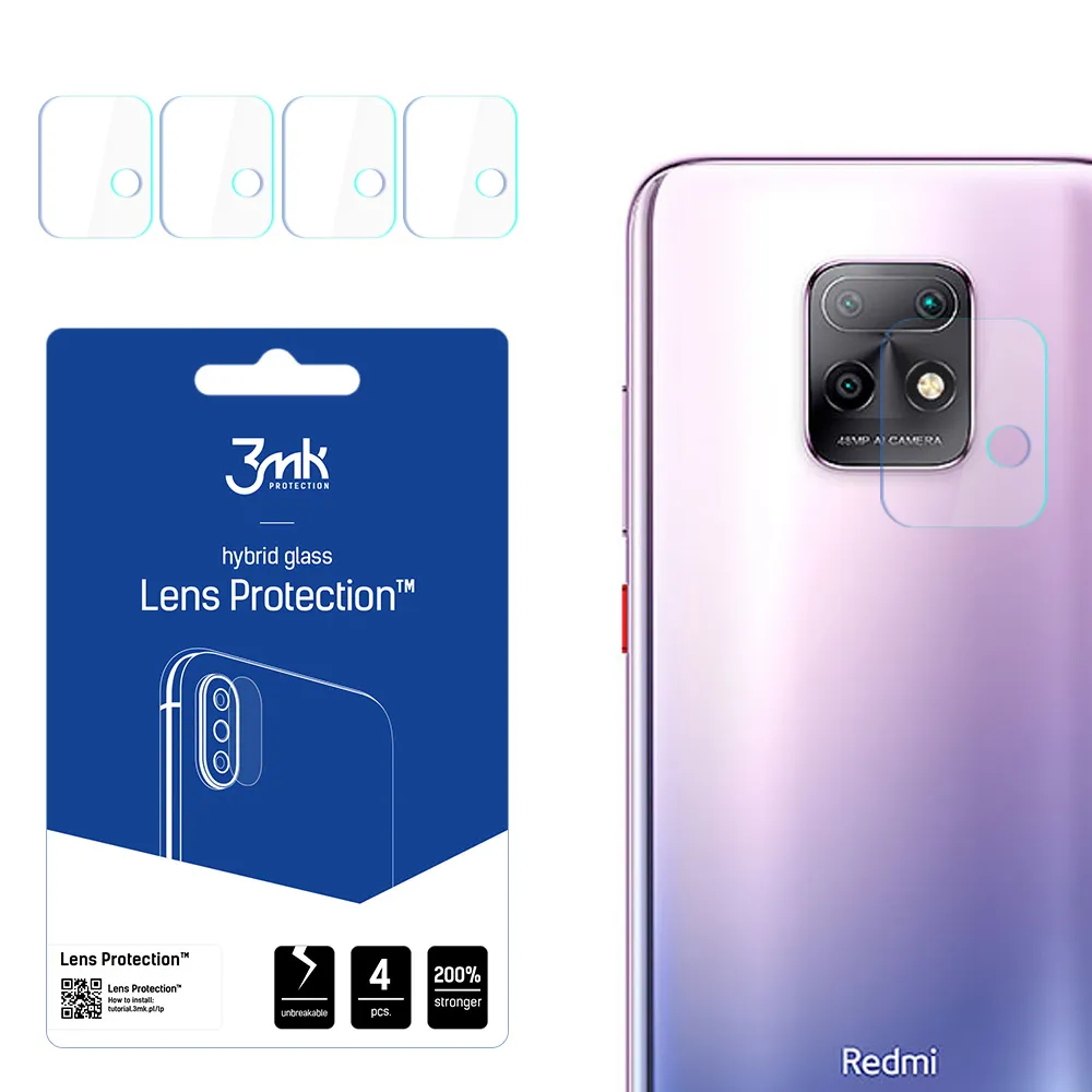 Lens glass for Xiaomi Redmi 10X 5G - 3mk Lens Protection
