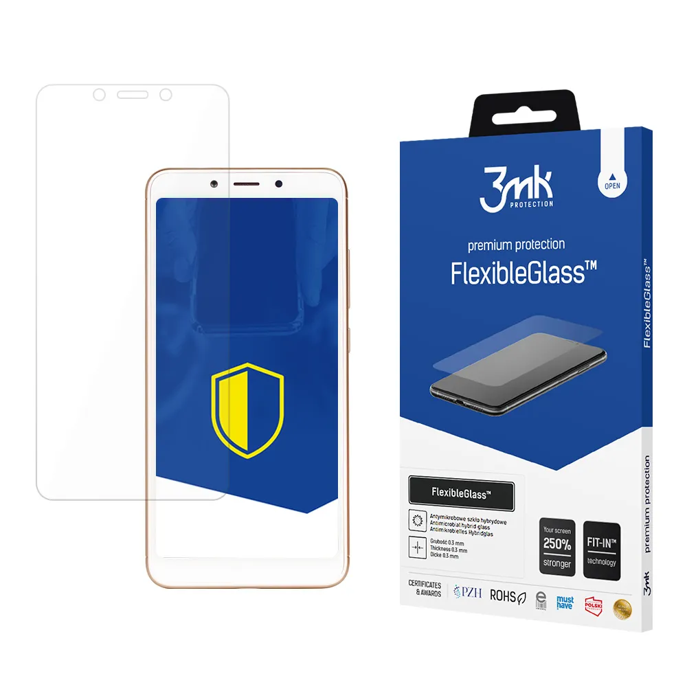 Hybrid unbreakable glass for Xiaomi Redmi 6A Global - 3mk FlexibleGlass™