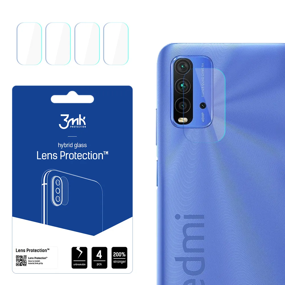 Lens glass for Xiaomi Redmi 9 Power - 3mk Lens Protection