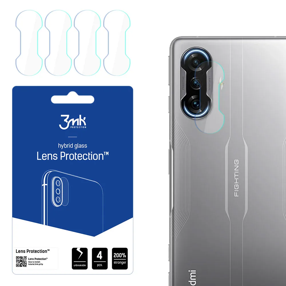 Lens glass for Xiaomi Redmi K40 GE 5G - 3mk Lens Protection