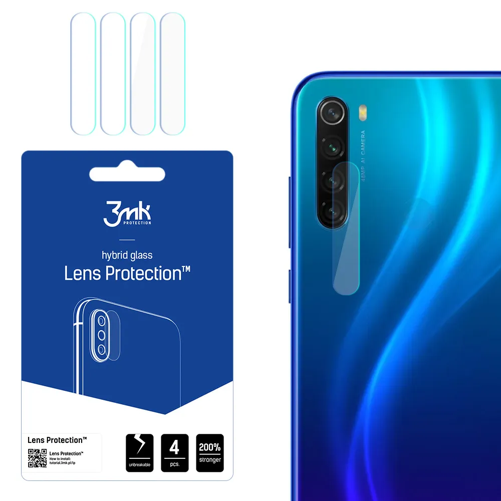 Lens glass for Xiaomi Redmi Note 8 2021 - 3mk Lens Protection