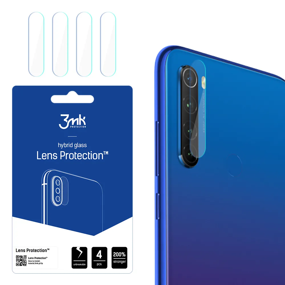Lens glass for Xiaomi Redmi Note 8T - 3mk Lens Protection