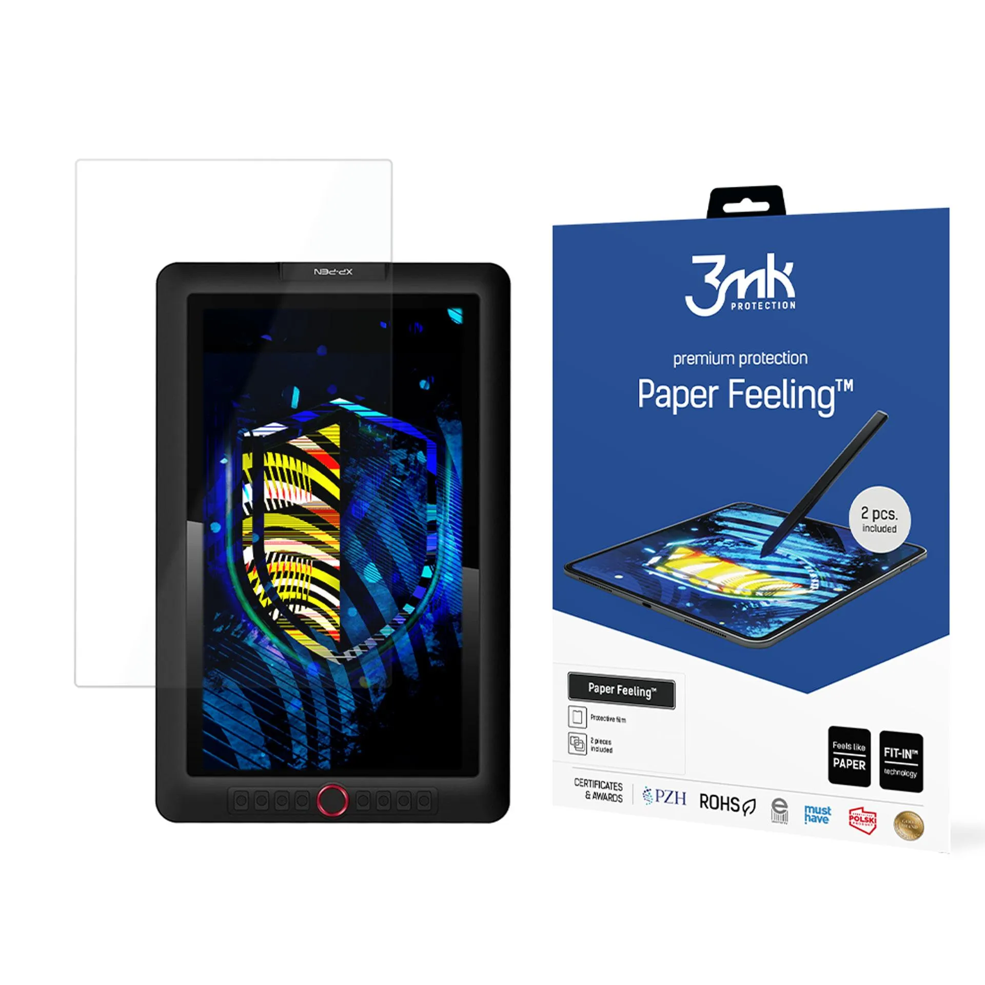 Protective Film for XP-Pen Artist 15,6 Pro - 3mk Paper Feeling (2 pcs)
