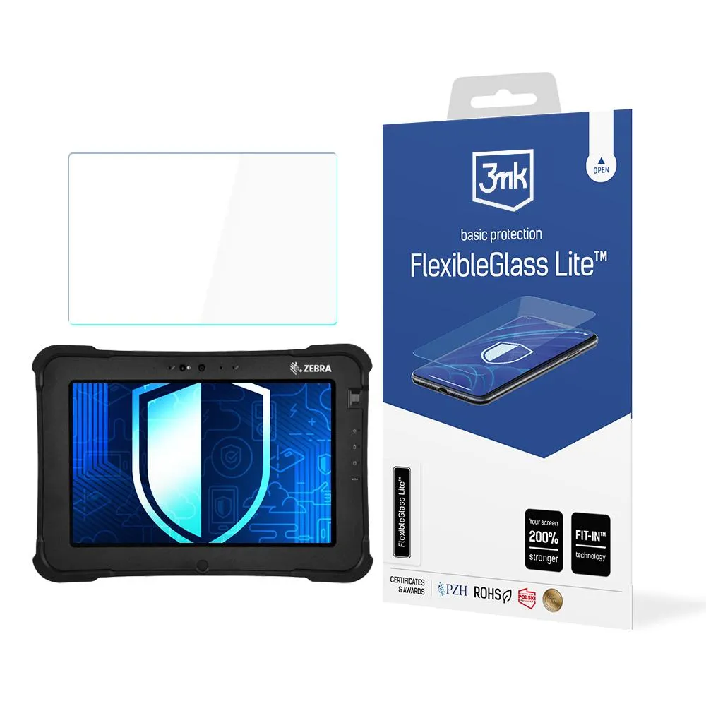 Shatterproof hybrid glass for Zebra XSlate L10 - 3mk FlexibleGlass Lite