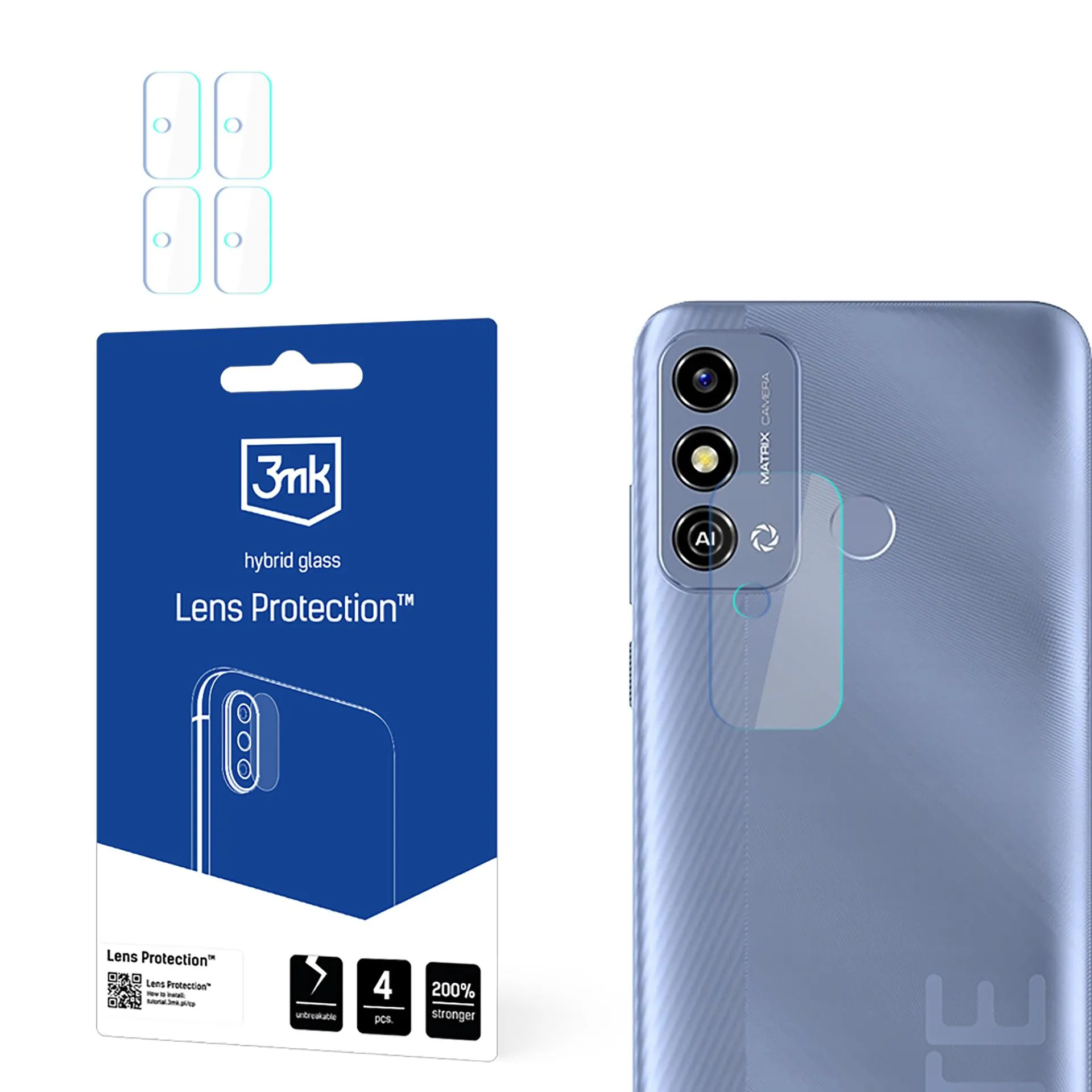 Lens glass for ZTE Blade A53 - 3mk Lens Protection