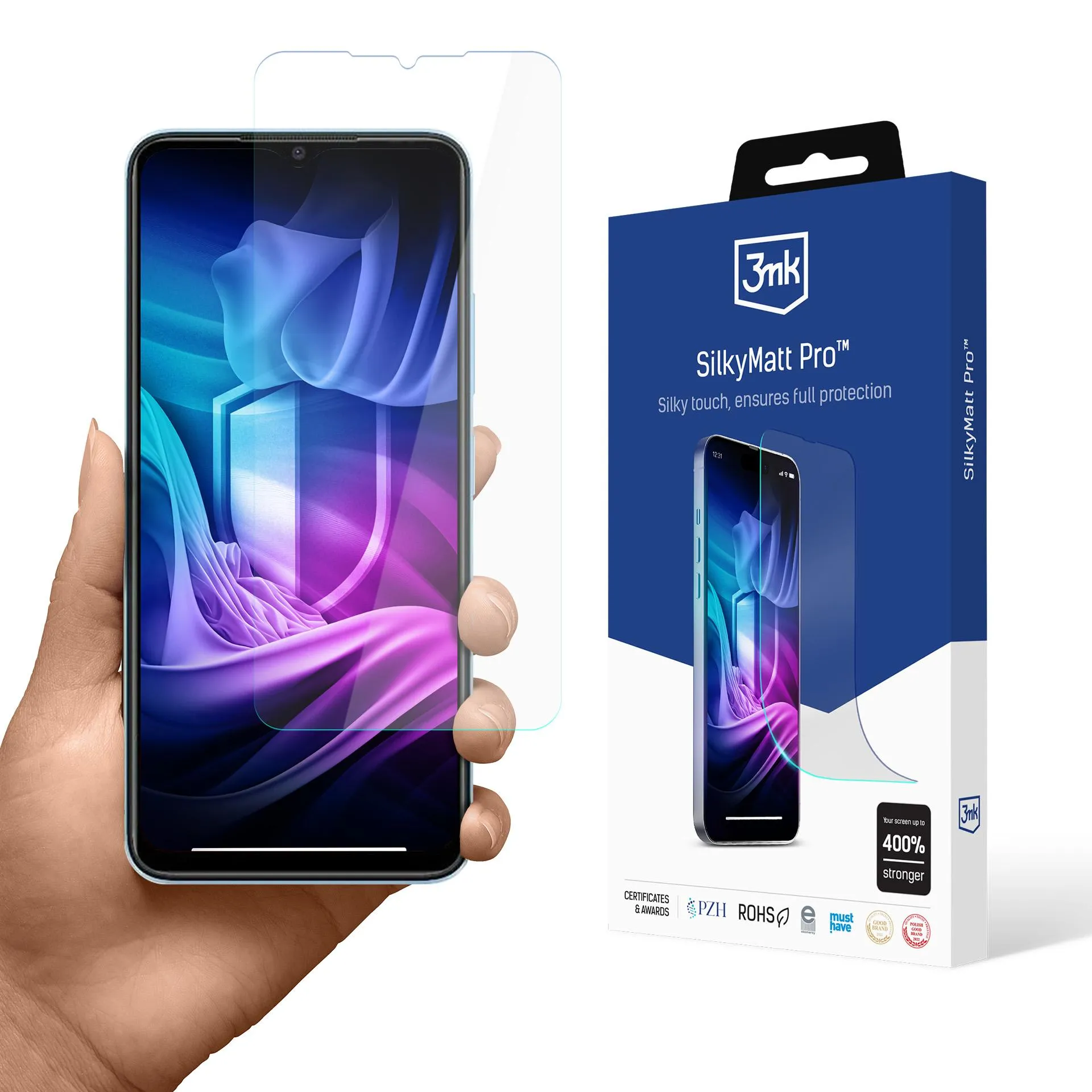 Matte foil for ZTE Blade A54 - 3mk SilkyMatt Pro